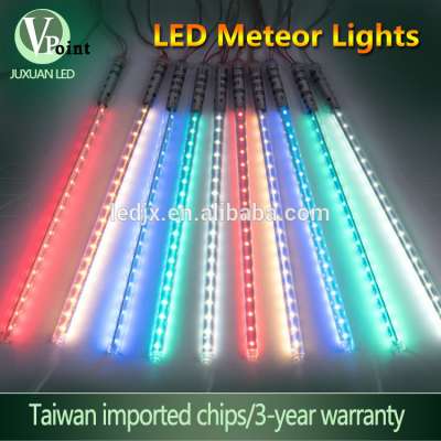 Wholesale 10pcs/set Meteor Rain Shower Laser Light Christmas Led Outdoor Solar Tree Lights CE&RoHS