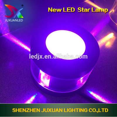 2016 New arrival beautiful effect waterproof IP68 AC220V 7W mini led cross star laser light with 5 years warranty