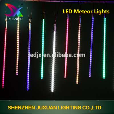 Christmas decoration outdoor solar led meteor shower light rain tube lights