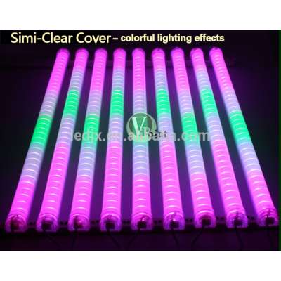 DMX Control RBG led digital tube led illumination led hurdle light for advertising building wall decoration