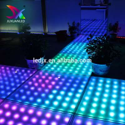 Good material led dance floor mat for Disco wedding night club rgb colorful make lighted led dance floor rechargeable