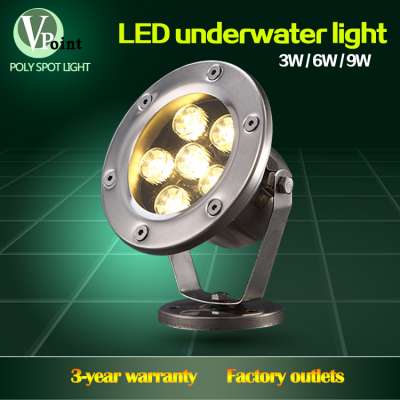 LED Underwater Lights IP67 Wall Mounted Swimming Pool Waterproof Ip68 Dmx Underwater Light boat under water light