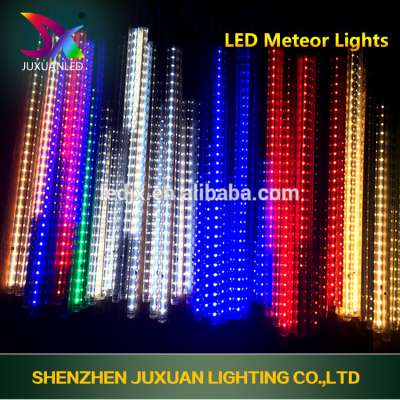 30cm/50cm/80cm 10pcs/sets tubes LED Meteor Shower Rain Waterproof String Light Tree Party decoration light outdoor